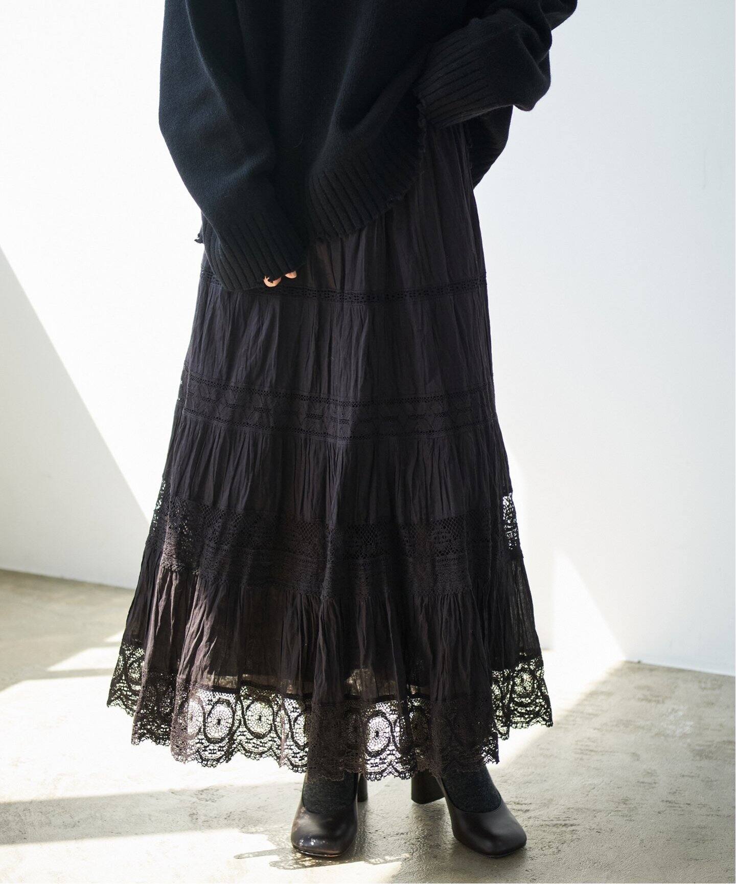 plage☆プラージュ☆Antique like lace☆スカート☆美品 