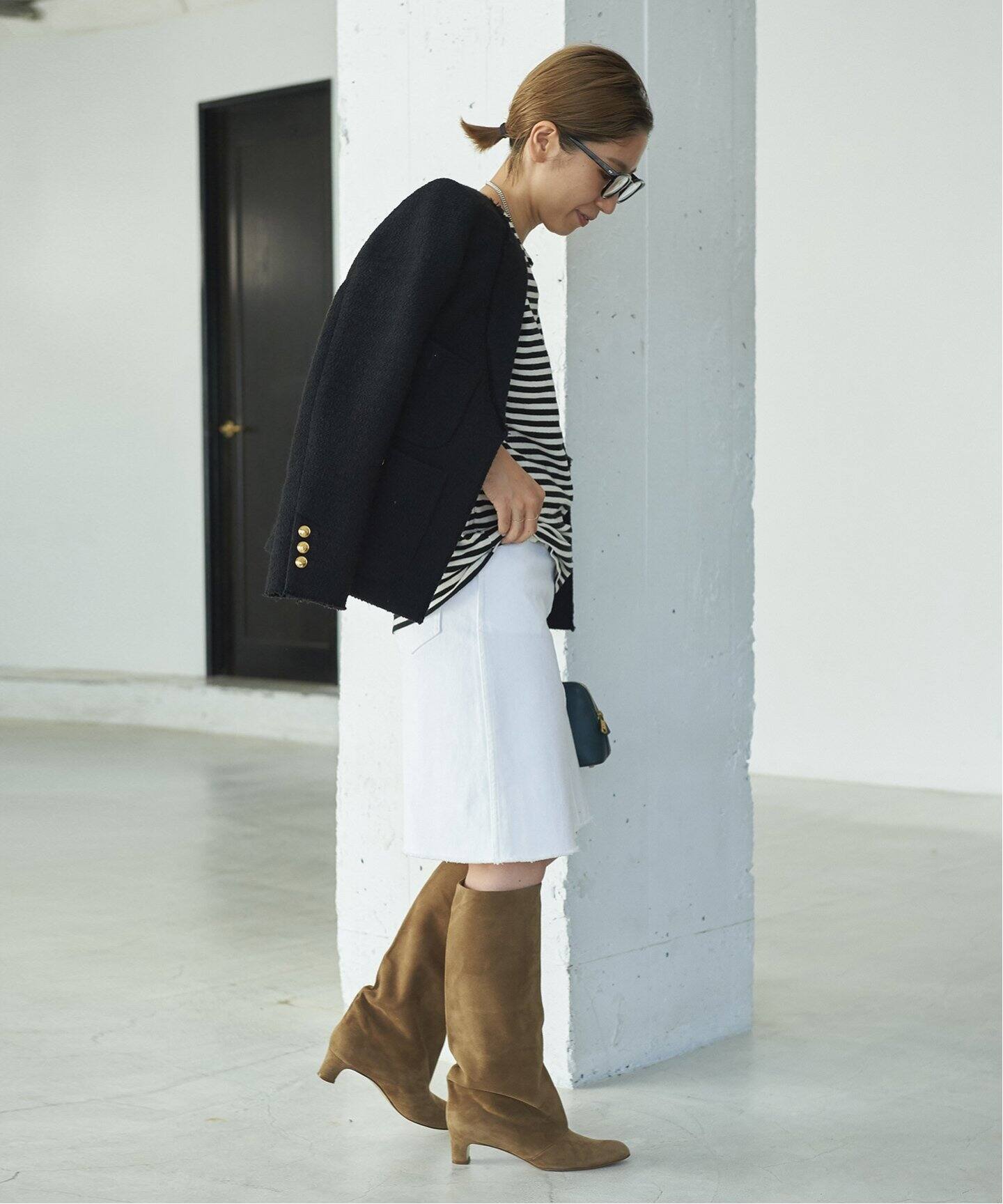 Healthy denim/ヘルシーデニム】SP W DENIM MIDスカート（ミニスカート  