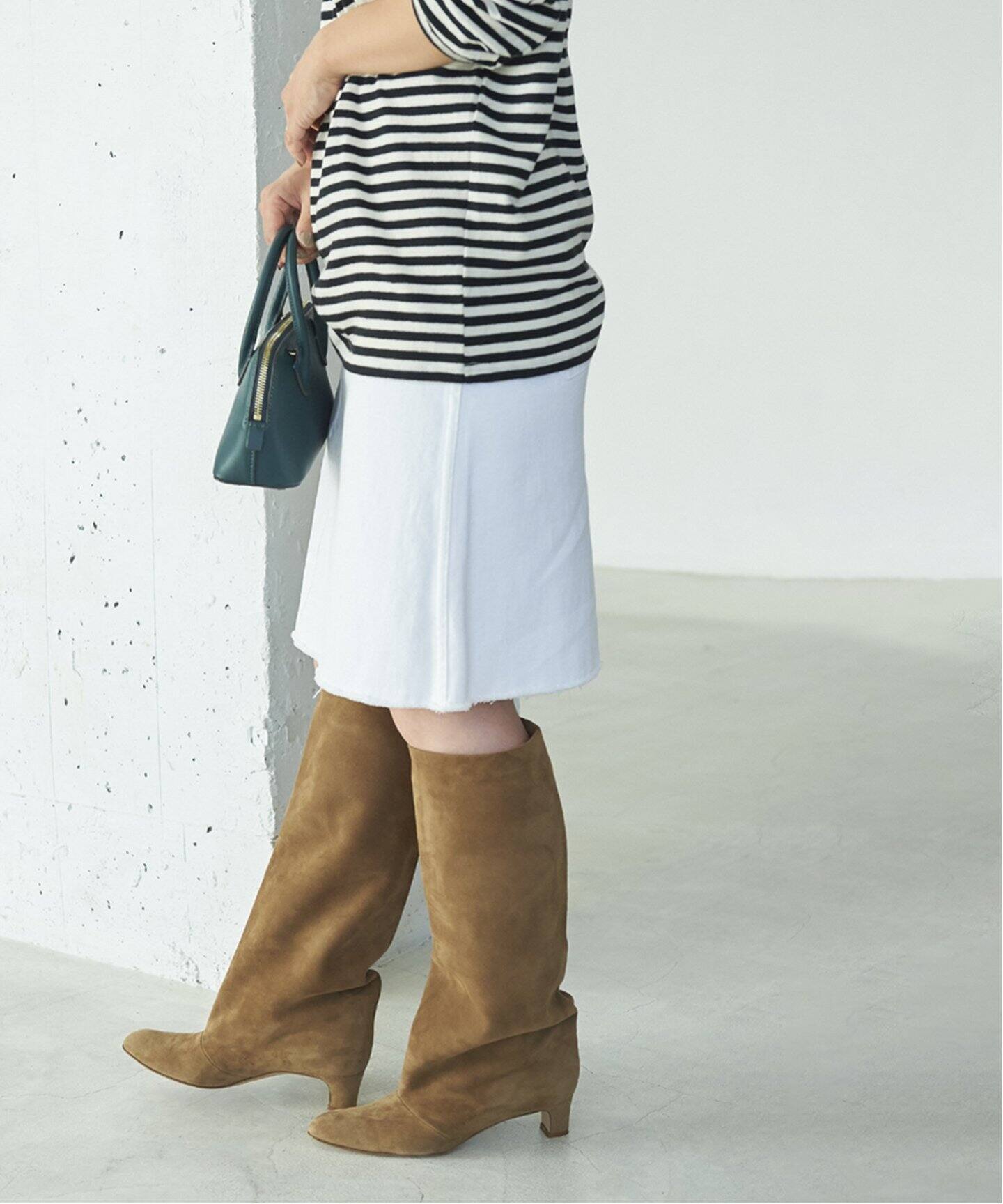 Healthy denim/ヘルシーデニム】SP W DENIM MIDスカート（ミニスカート  