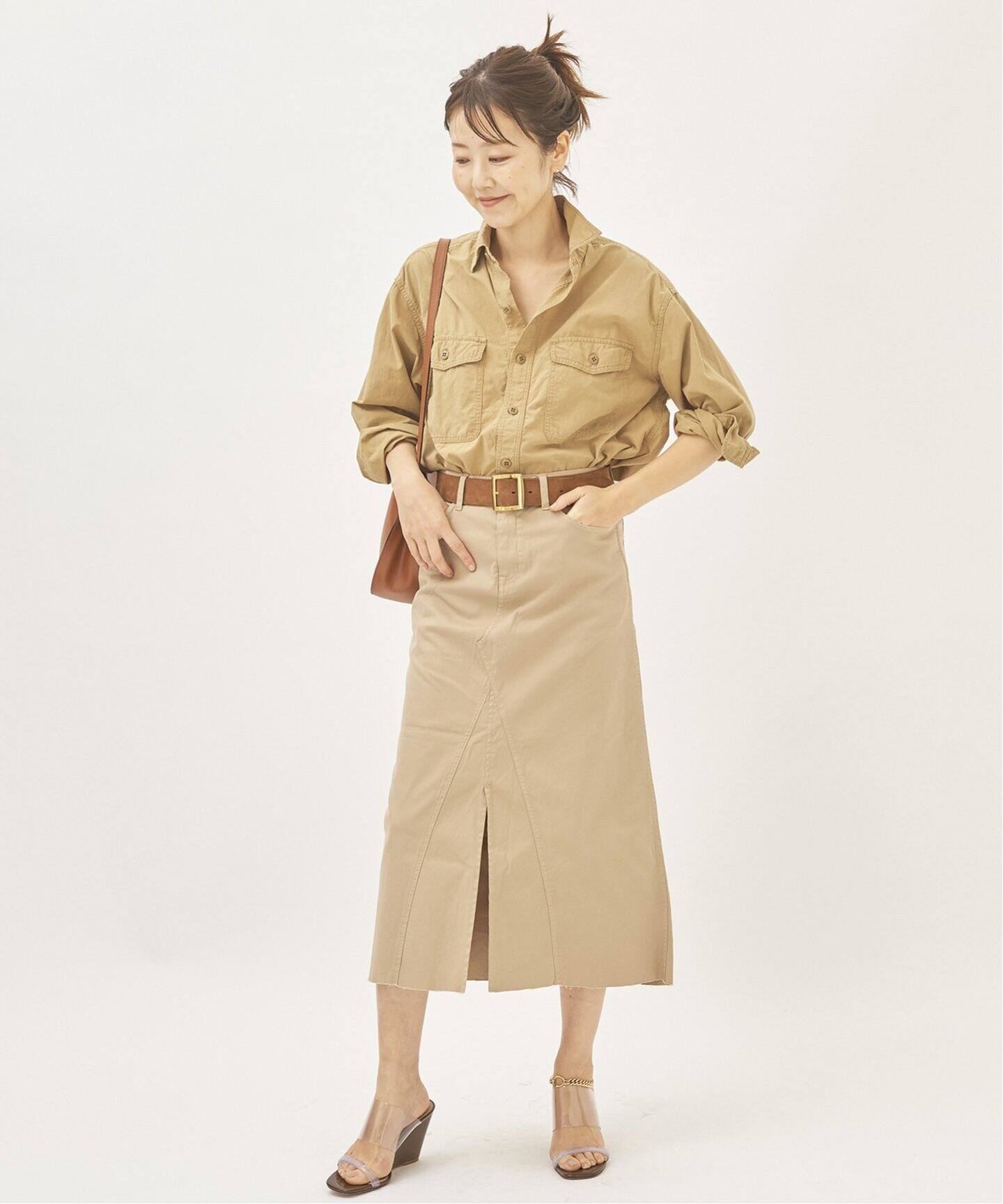 Healthy denim/ヘルシーデニム】SP CHINO MID スカート◇（その他  