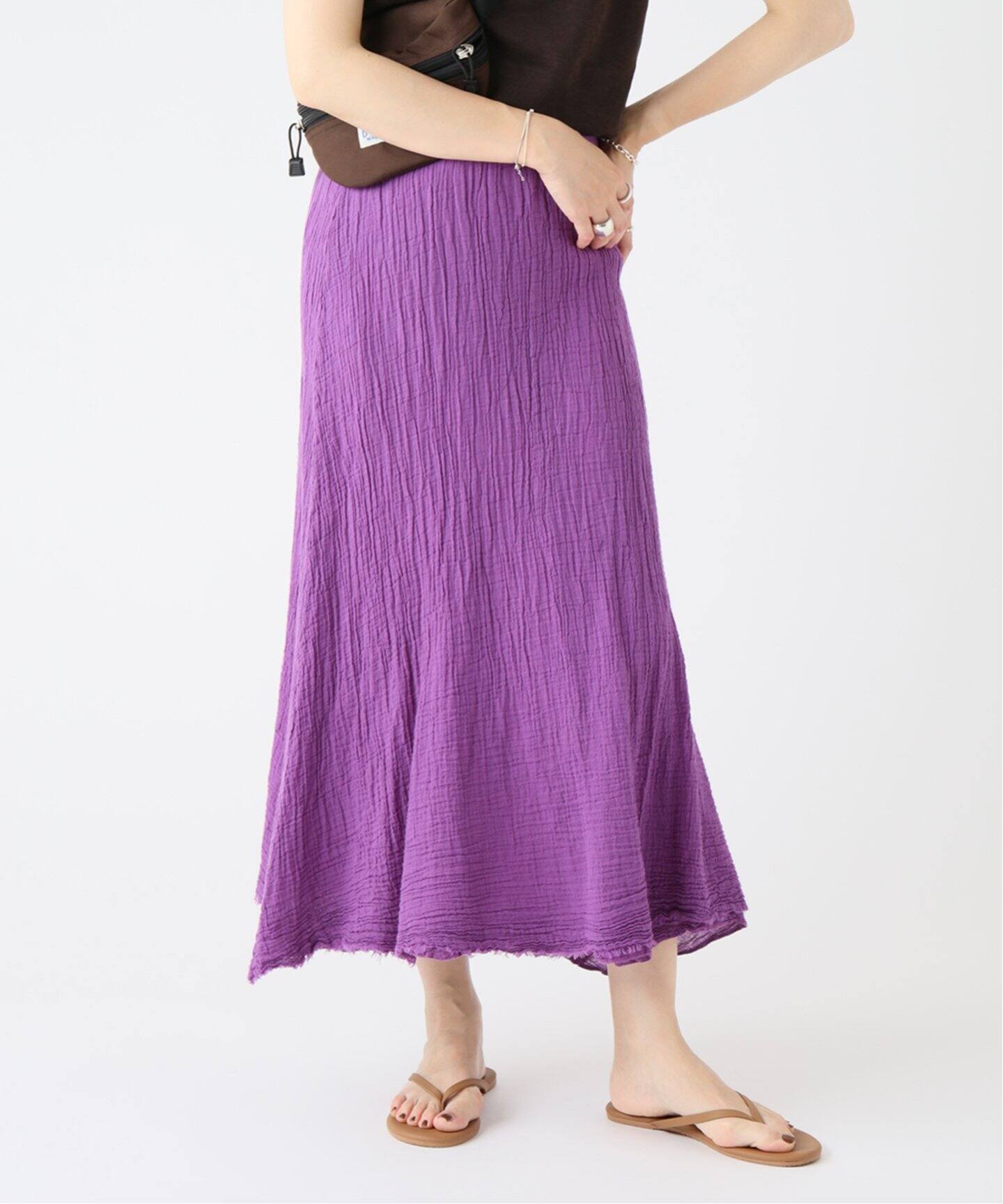 LES ATELIERS FRANCAIS DE CONFECTION】SP GUM スカート（ひざ丈  