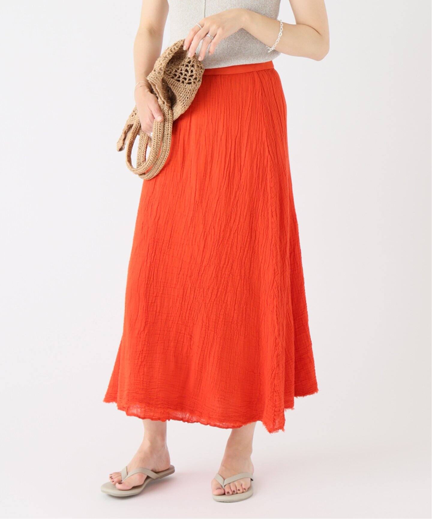 LES ATELIERS FRANCAIS DE CONFECTION】SP GUM スカート（ひざ丈  