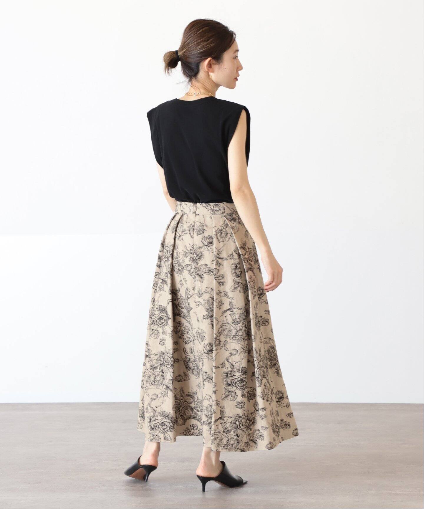 リネントワルドジュイ タックスカート（ロング・マキシ丈スカート  