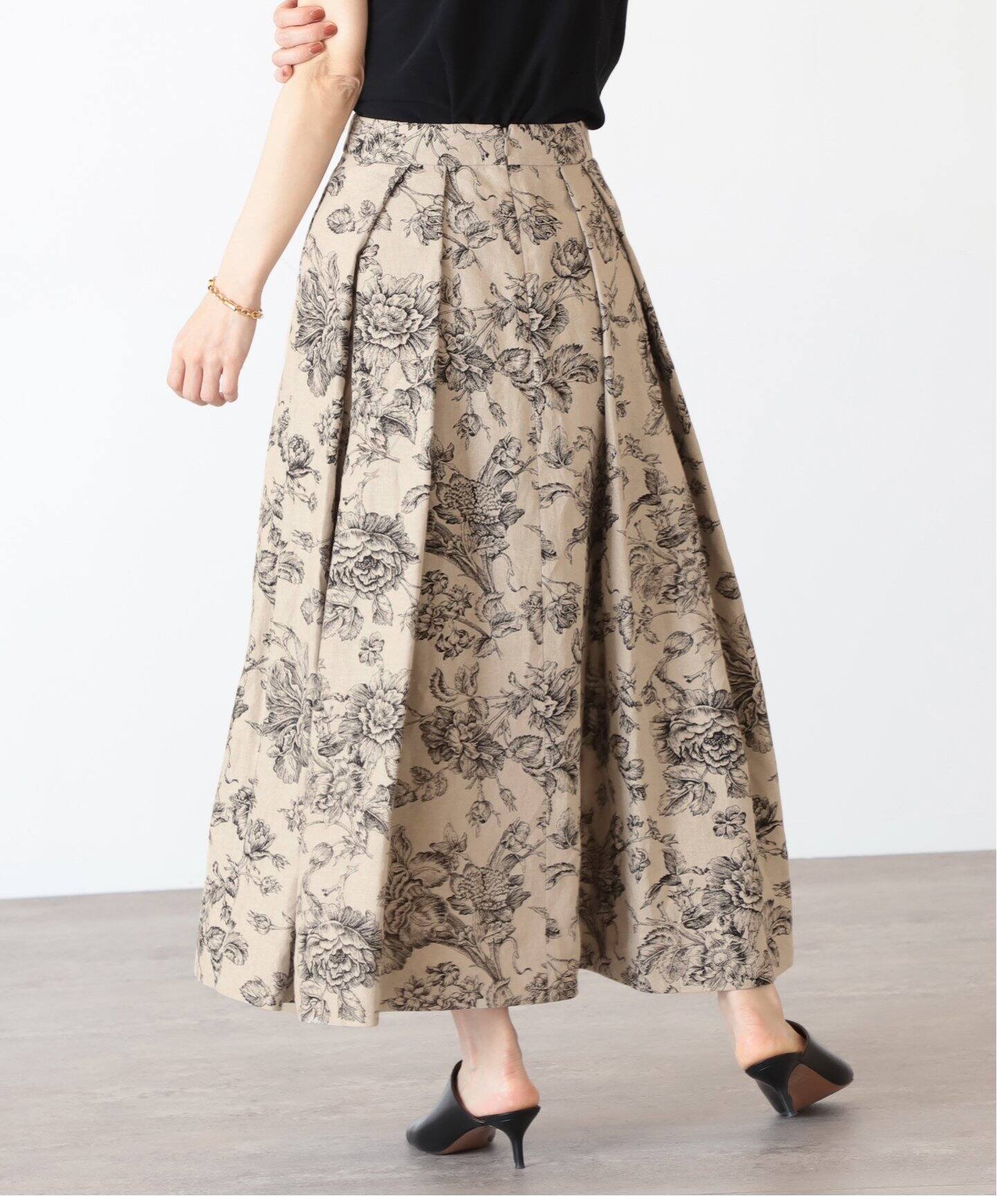 リネントワルドジュイ タックスカート（ロング・マキシ丈スカート  