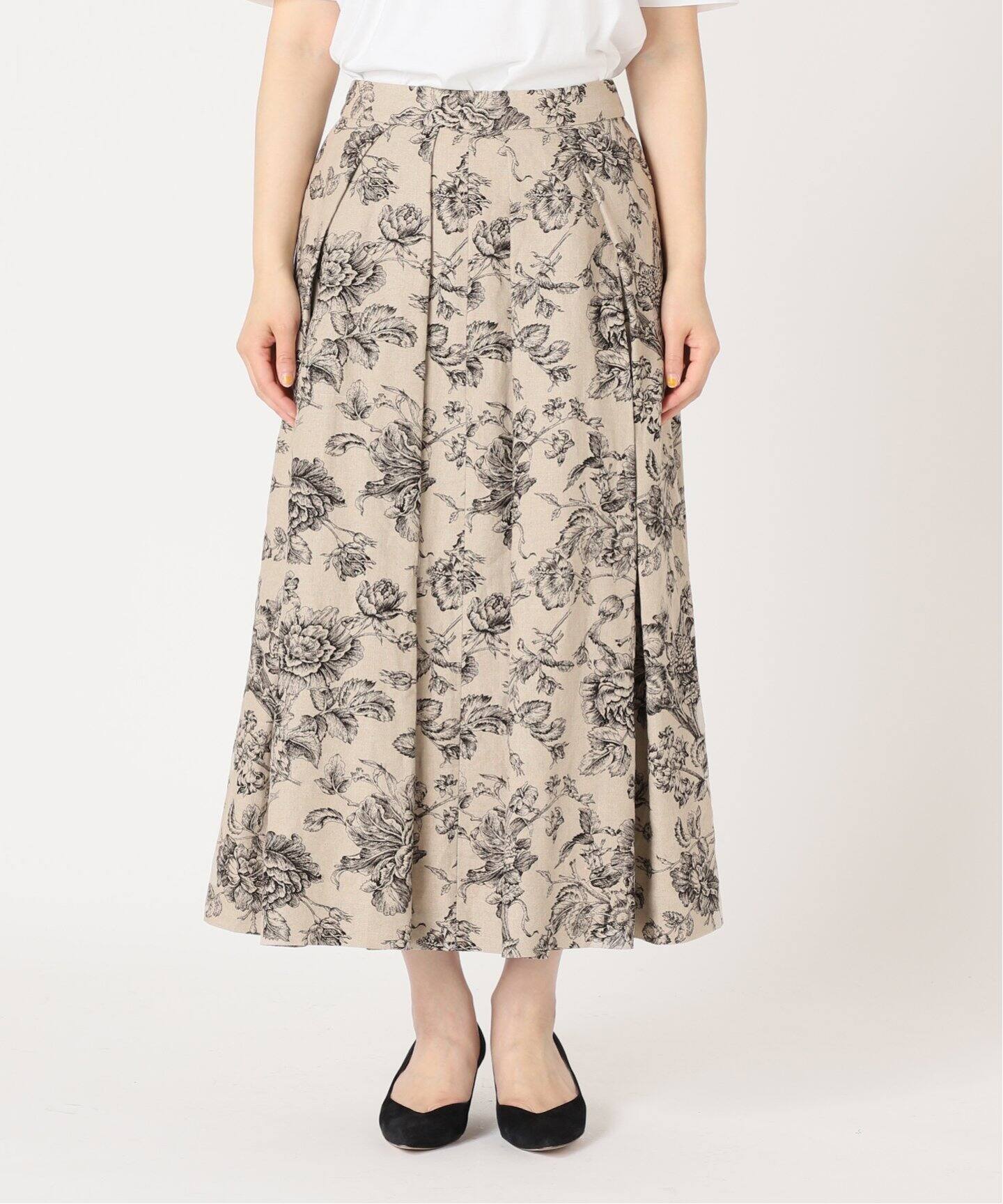 リネントワルドジュイ タックスカート（ロング・マキシ丈スカート  