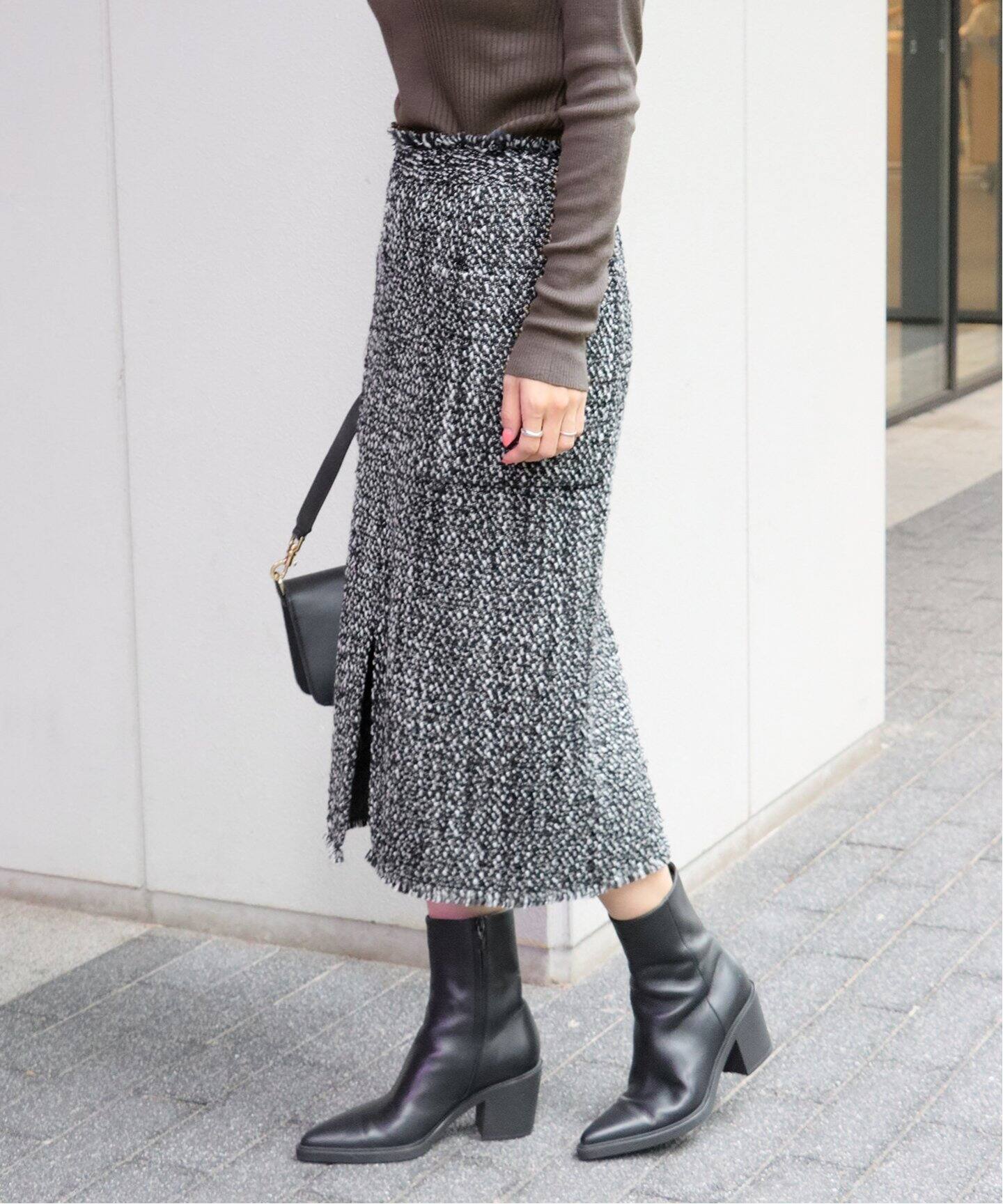 イエナ ライトツイードスカート 40 最高 