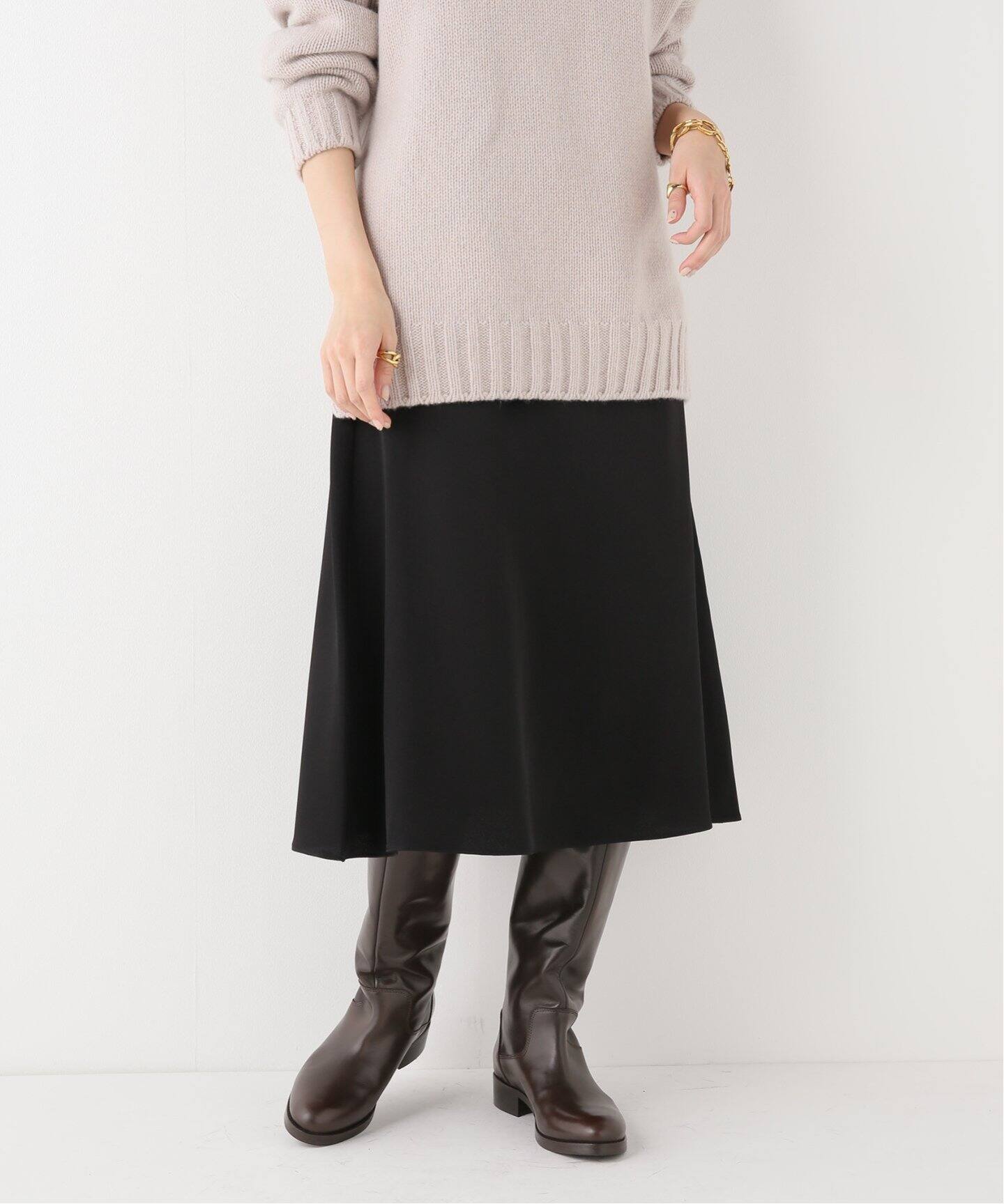 ROCHAS/ロシャス】SATIN スカート（ひざ丈スカート）｜VERMEIL par  