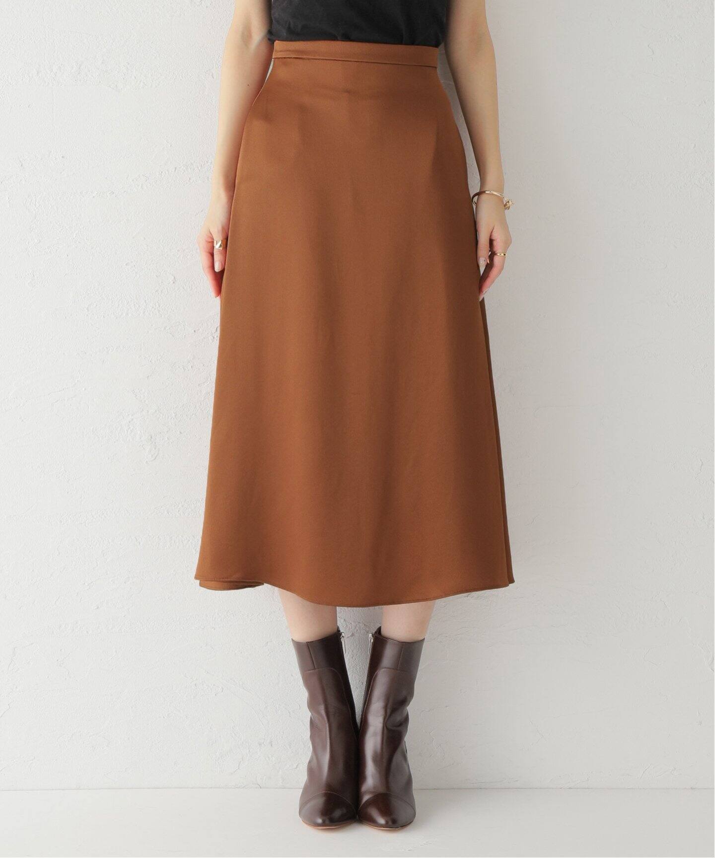 ROCHAS/ロシャス】SATIN スカート（ひざ丈スカート）｜VERMEIL par  