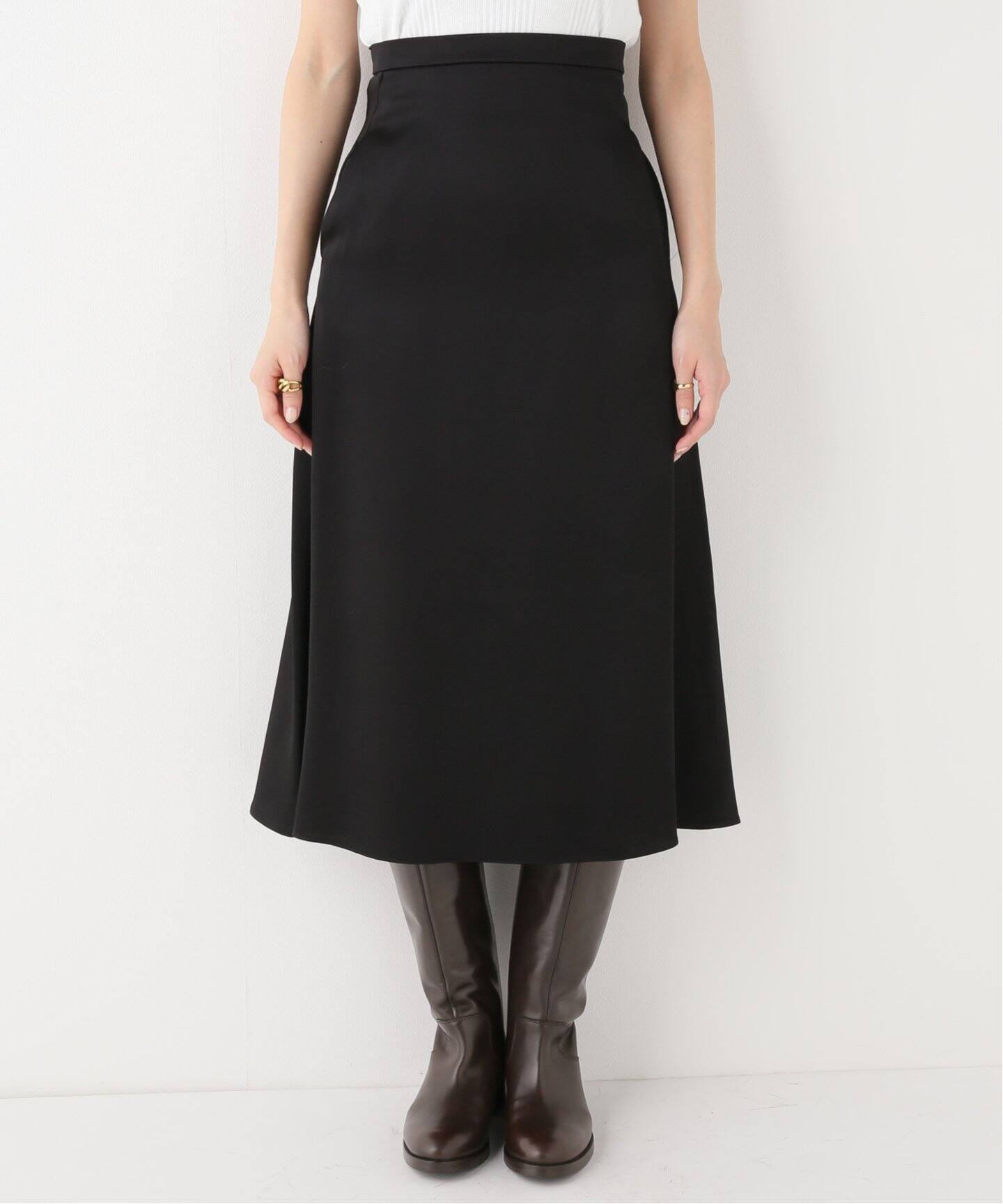 ROCHAS/ロシャス】SATIN スカート（ひざ丈スカート）｜VERMEIL par  