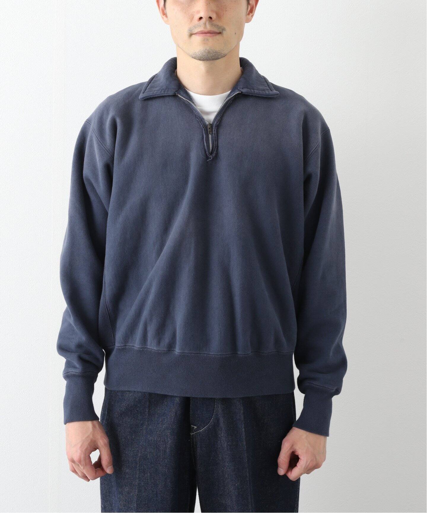A.PRESSE/アプレッセ】Vintage Half Zip Sweatshir（Tシャツ 