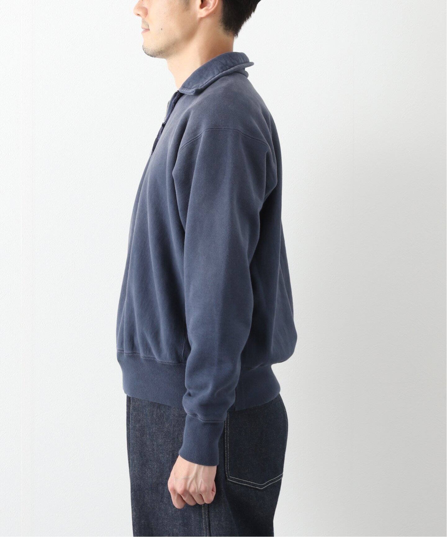 A.PRESSE/アプレッセ】Vintage Half Zip Sweatshir（Tシャツ 
