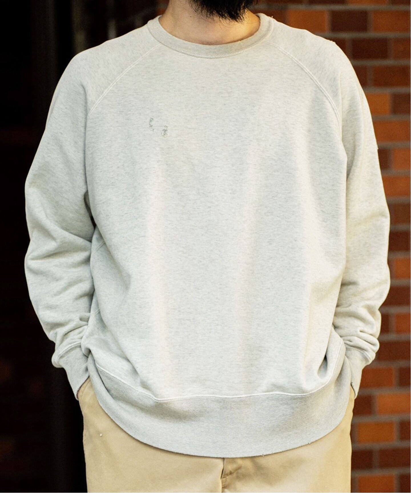A.PRESSE/アプレッセ】Vintage Washed Sweat Shirt（Tシャツ 