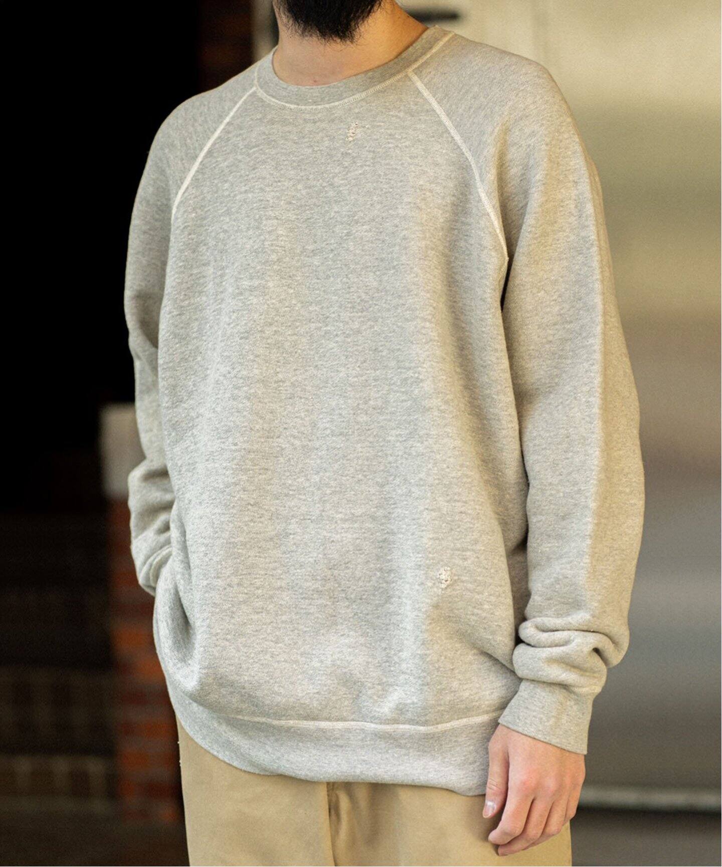 A.PRESSE Vintage Washed スウェット 2 グレー