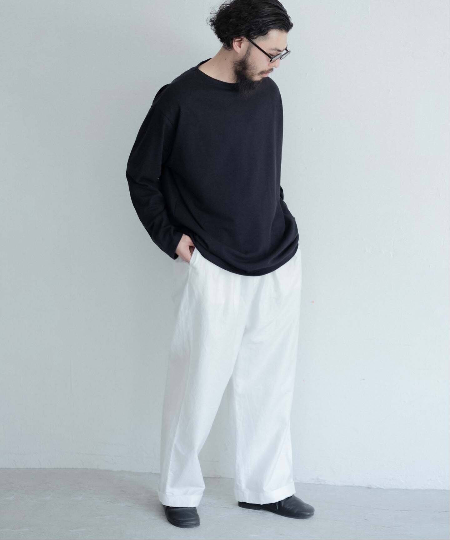 LE / エルイー】WIDE BOATNECK（Tシャツ／カットソー）｜L