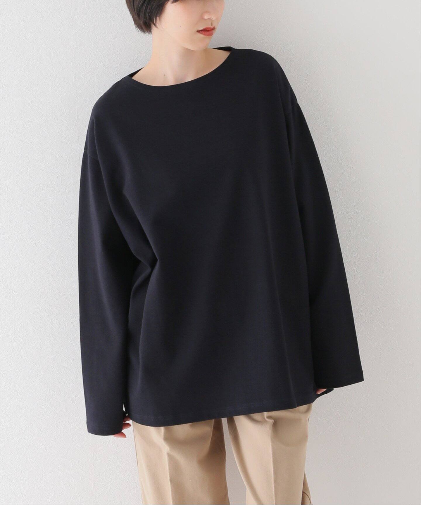 LE / エルイー】WIDE BOATNECK（Tシャツ／カットソー）｜L