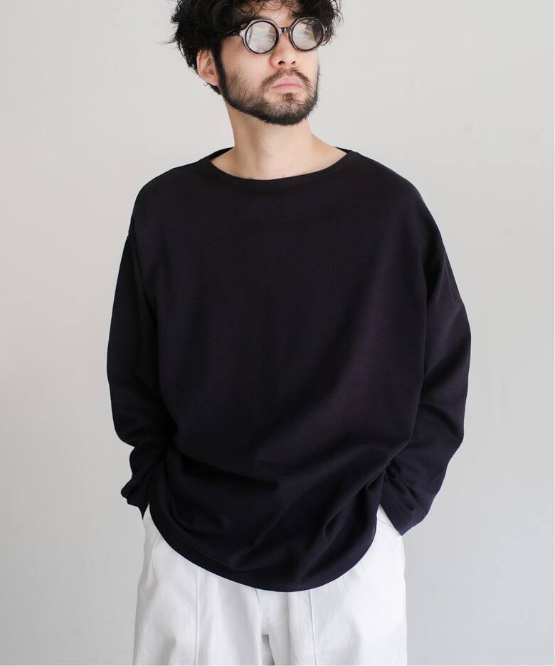 LE / エルイー】WIDE バスクシャツ（Tシャツ／カットソー）｜L