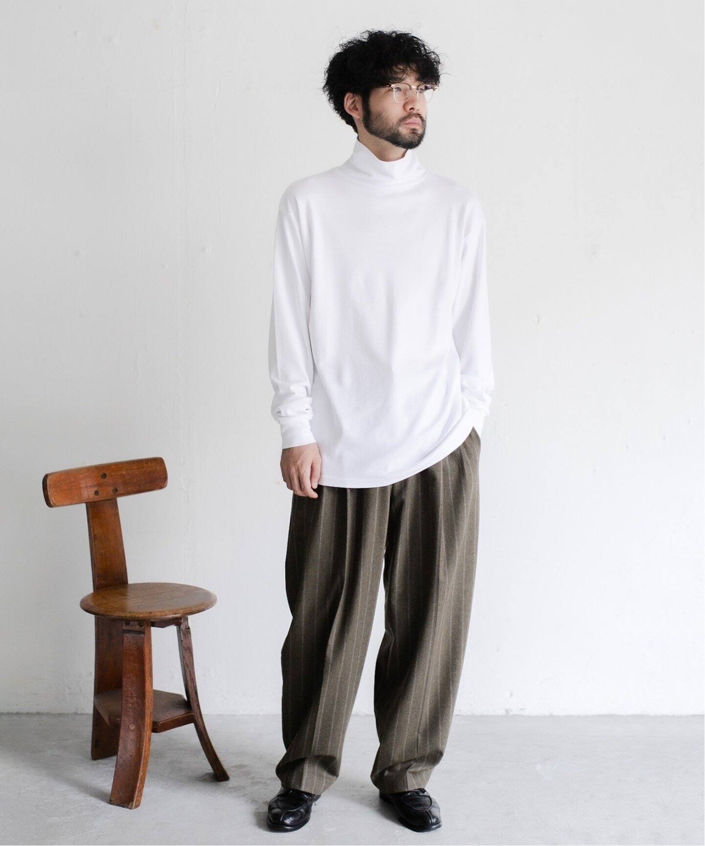 LE / エルイー】WIDE スムースT.N L/S（Tシャツ／カットソー 