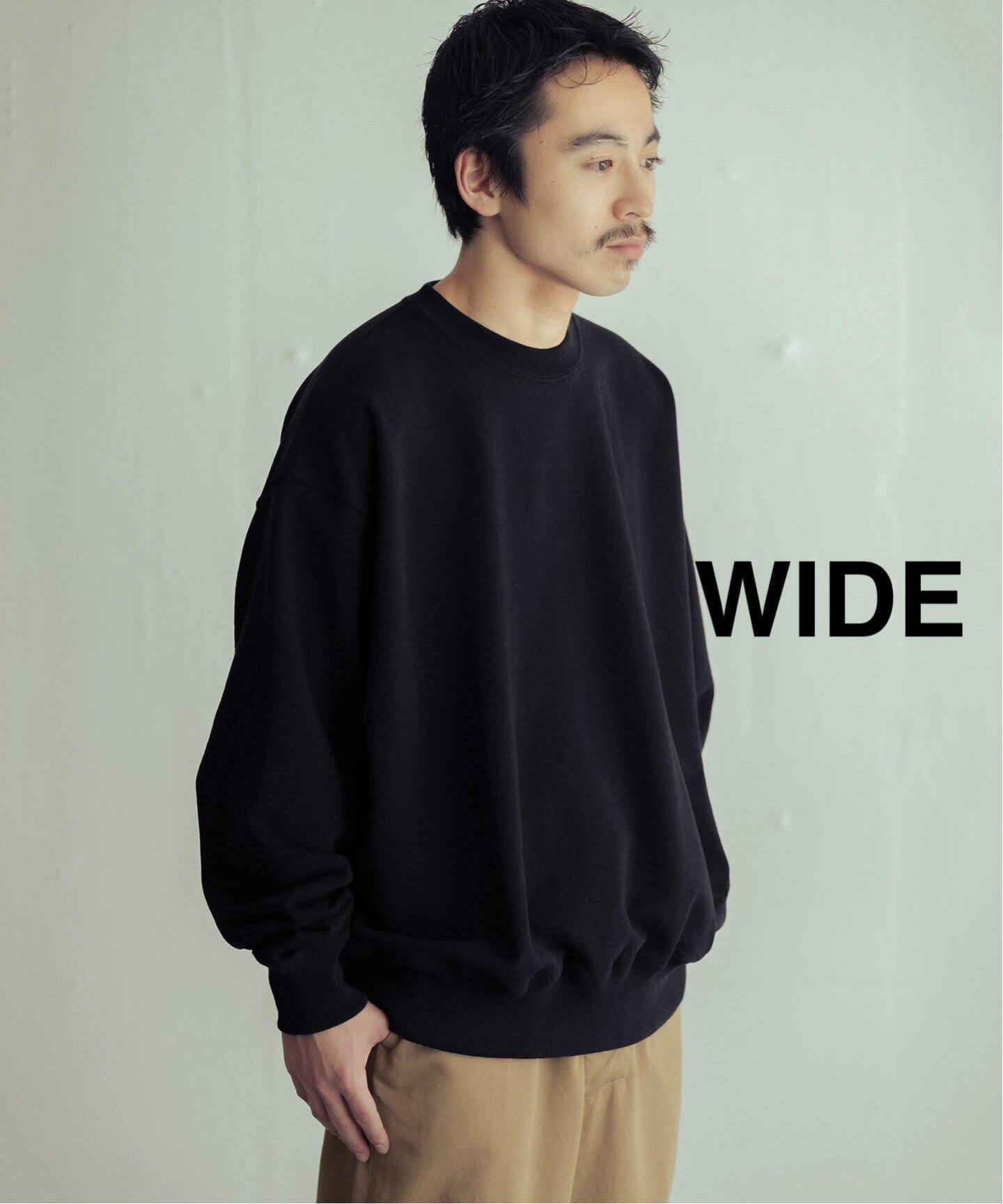 LE / エルイー】 WIDE スウェット（Tシャツ／カットソー）｜L