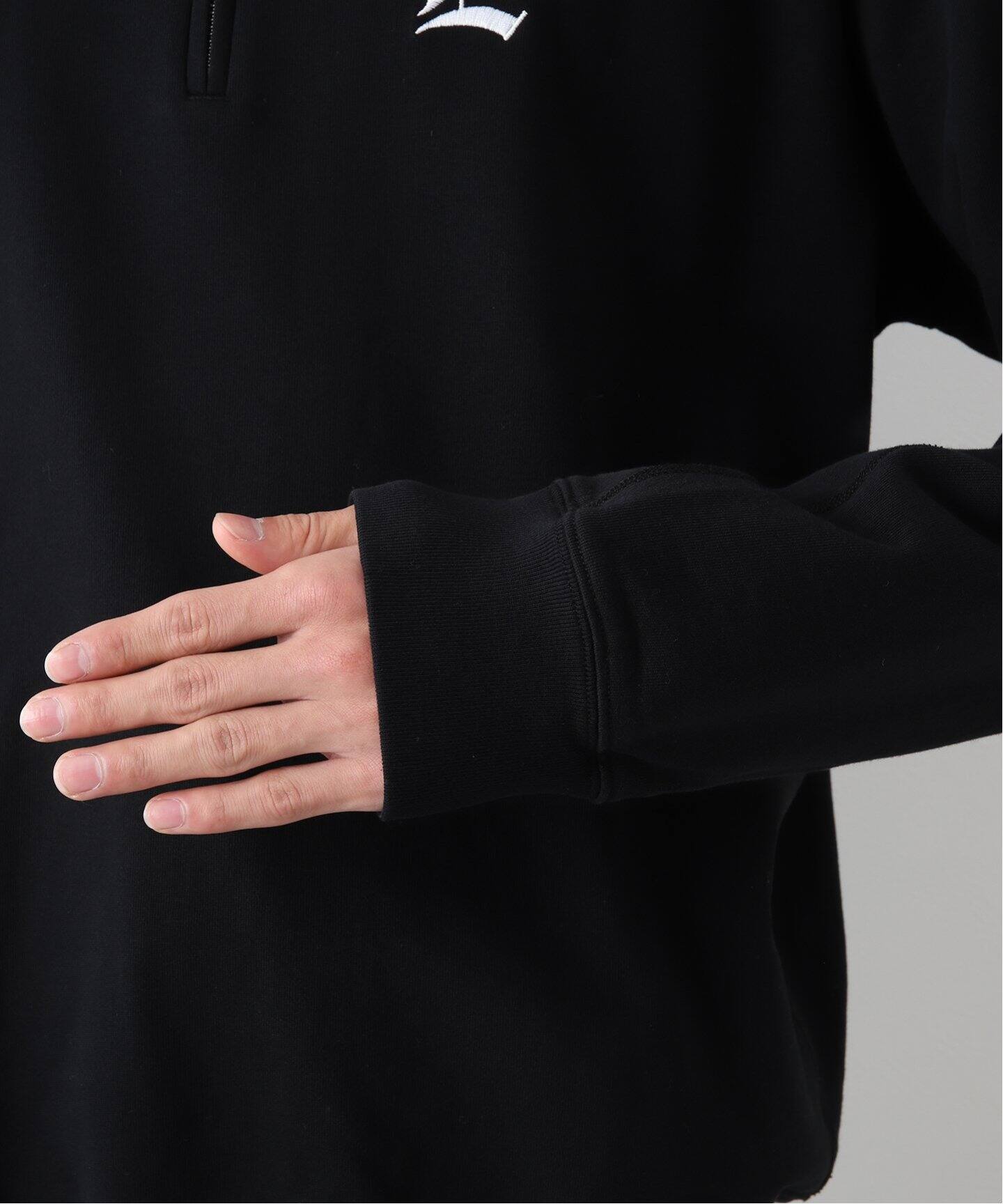 EAST QUARTER ZIP / ハーフジップ - LIGHTWEIGHT TERRY（スウェット 