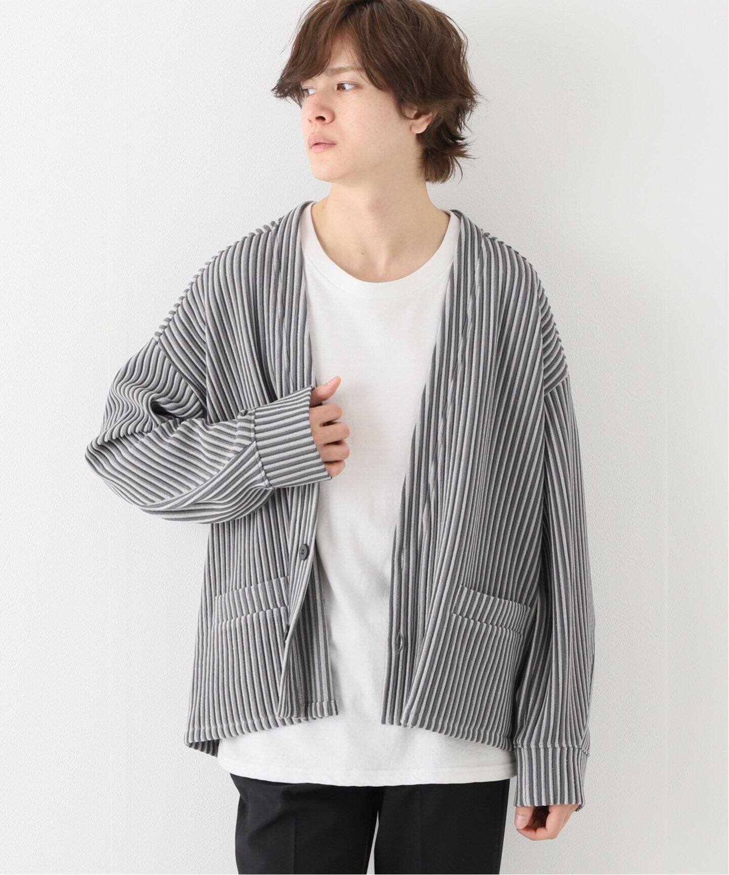 JIEDA / ジエダ】RIPPLE CARDIGAN（カーディガン）｜BOICE FROM  
