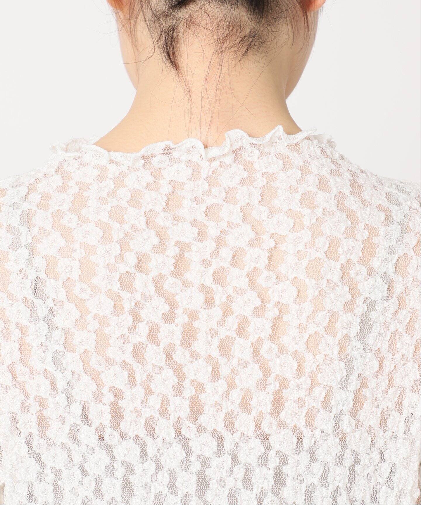 ストレッチレースハイネックプルオーバー La Totalite ラ トータリテ 公式のファッション通販 Baycrew S Store