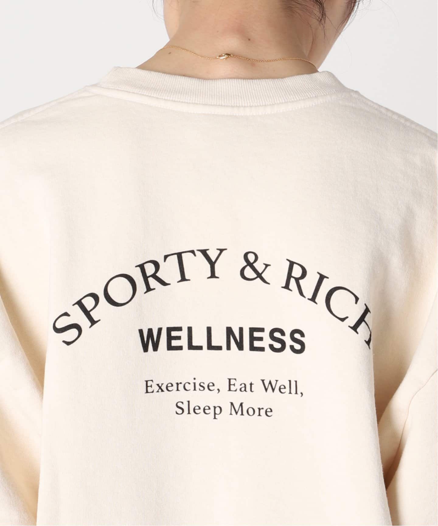 SPORTY & RICH ウェルネススタジオ クルーネック