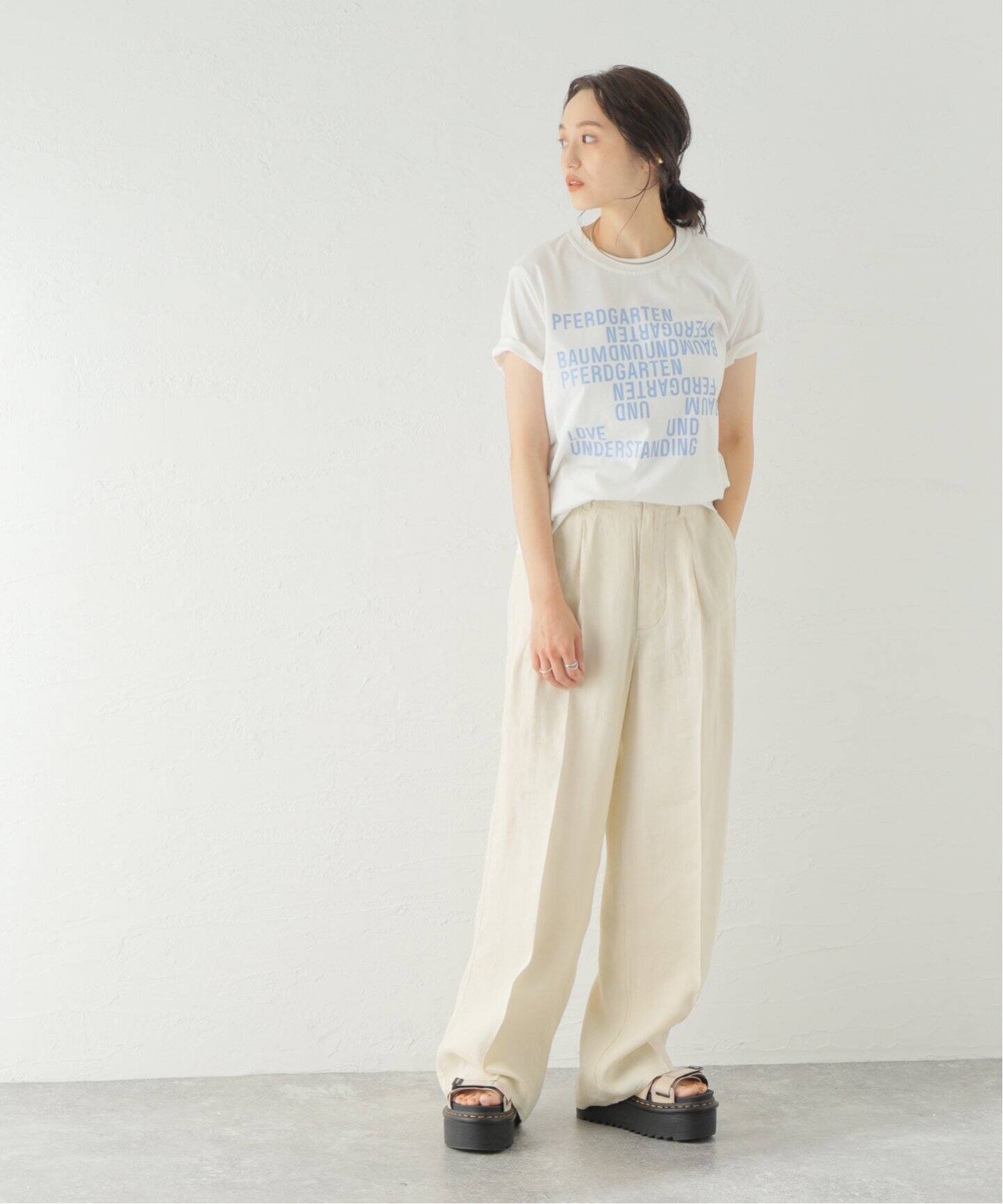 BAUM UND PFERDGARTEN/バウム ウンド ヘルガーデン】Print Tee|Spick ...