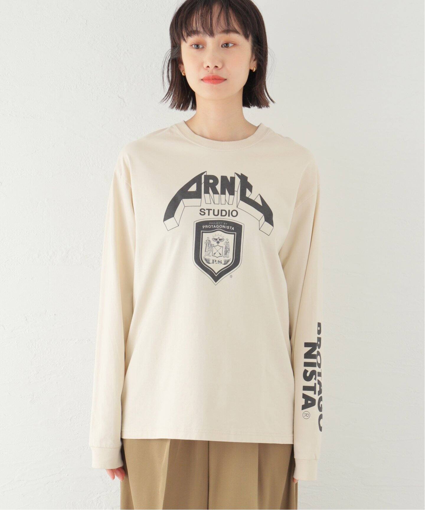 PROTAGONISTA / プロタゴニスタ】LONG SLEEVE TEE（Tシャツ 