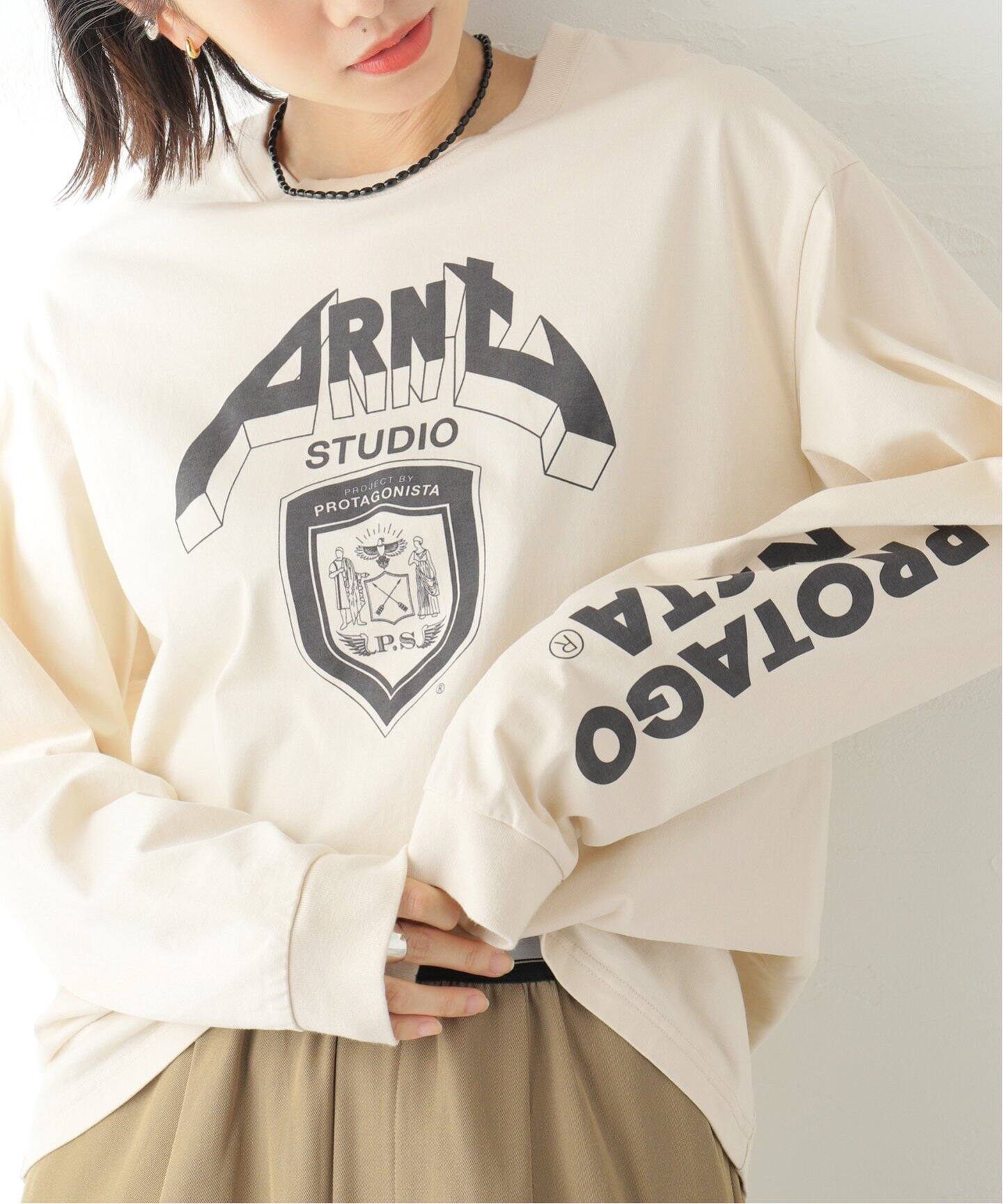 PROTAGONISTA / プロタゴニスタ】LONG SLEEVE TEE（Tシャツ 