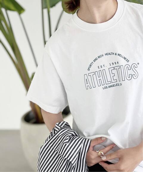 Sporty Rich スポーティアンドリッチ Athletics Tシャツ Spick And Span スピック スパン 公式の ファッション通販 Baycrew S Store