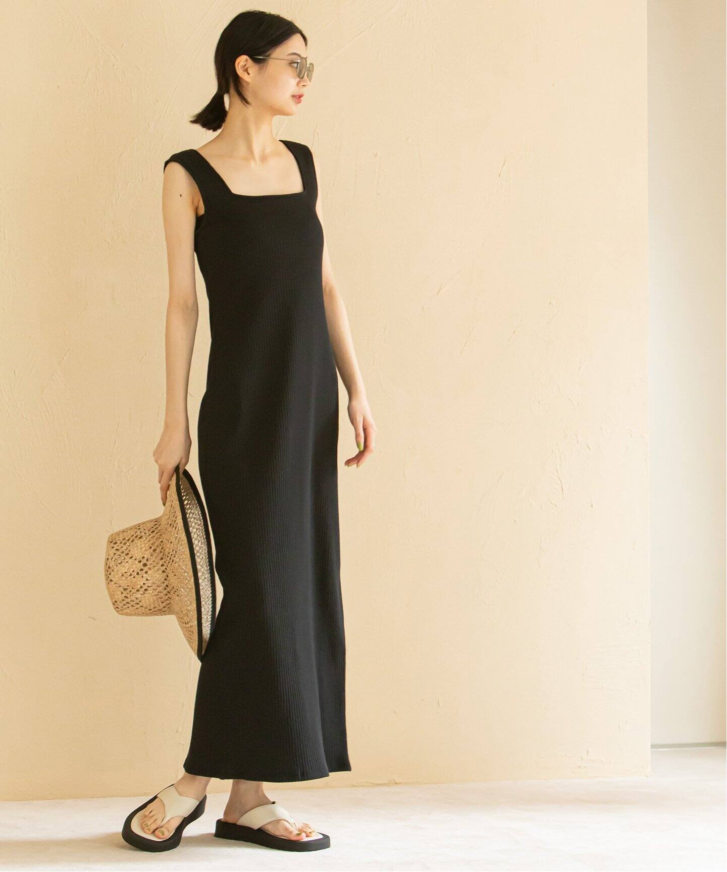 スクエアネックリブワンピース U By Spick Span ユーバイスピックアンドスパン 公式のファッション通販 Baycrew S Store