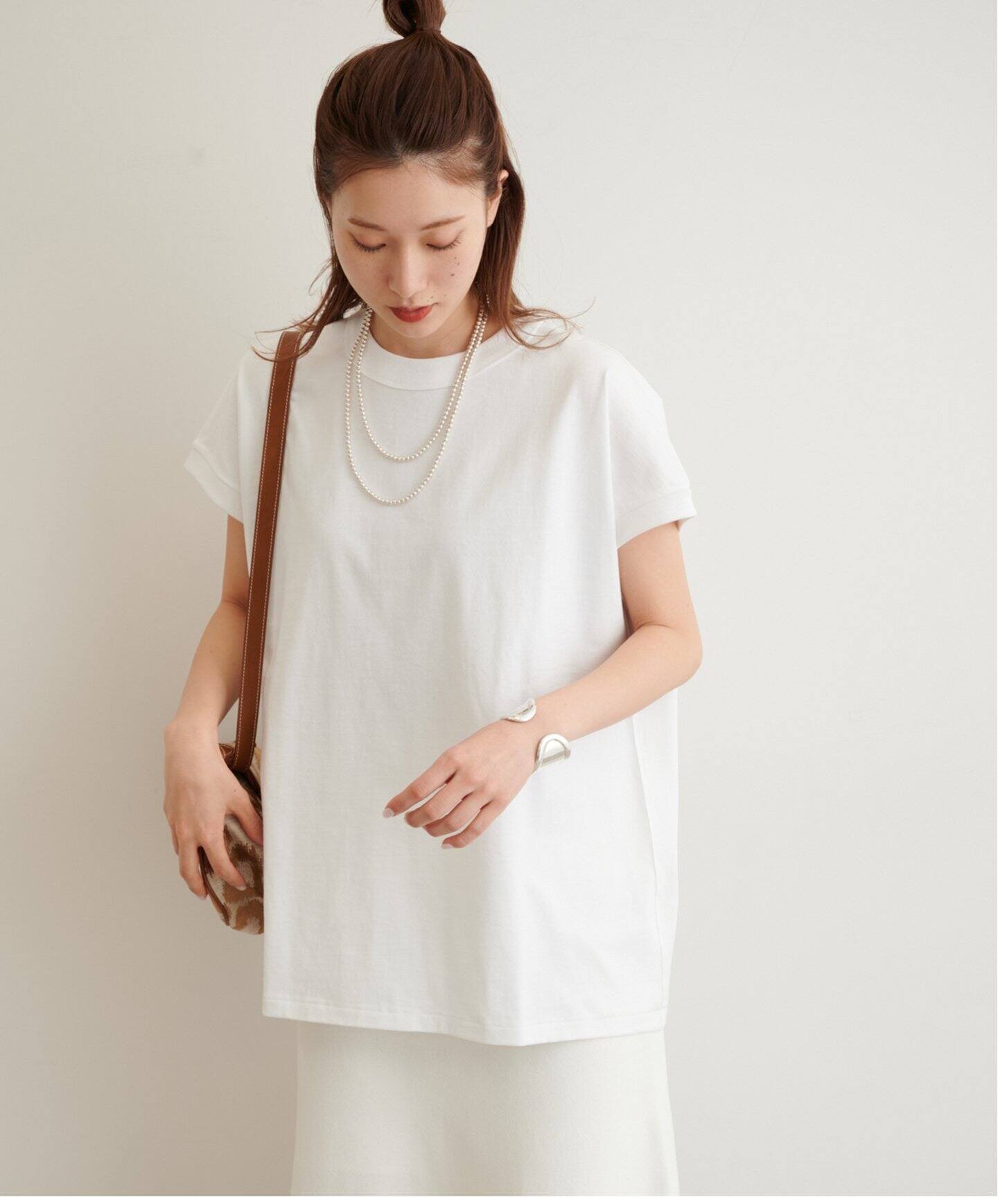 ATON/エイトン】SUPIMA AIR OVERSIZED TANK TOP◇（Tシャツ 