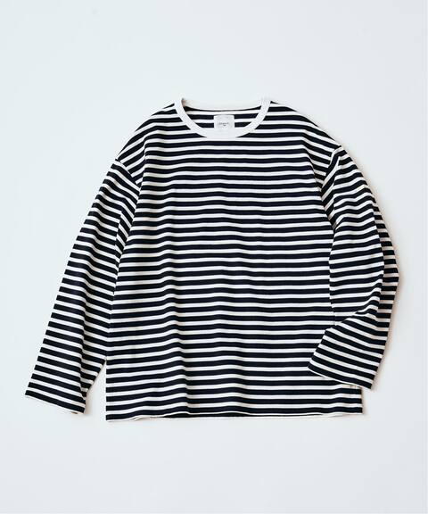 オーバーサイズ ロングスリーブ ボーダー Tシャツ Edifice エディフィス 公式のファッション通販 Baycrew S Store