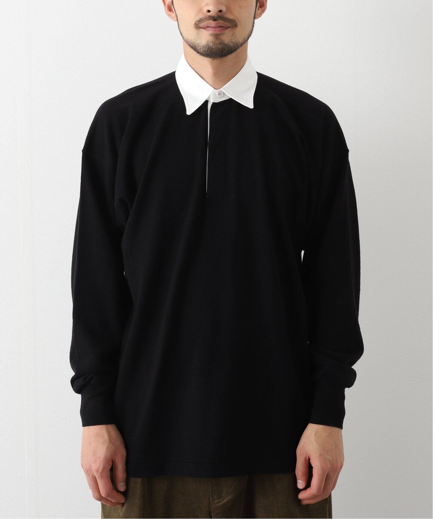 COMOLI / コモリ】 ウール ラグビーシャツ（Tシャツ／カットソー 