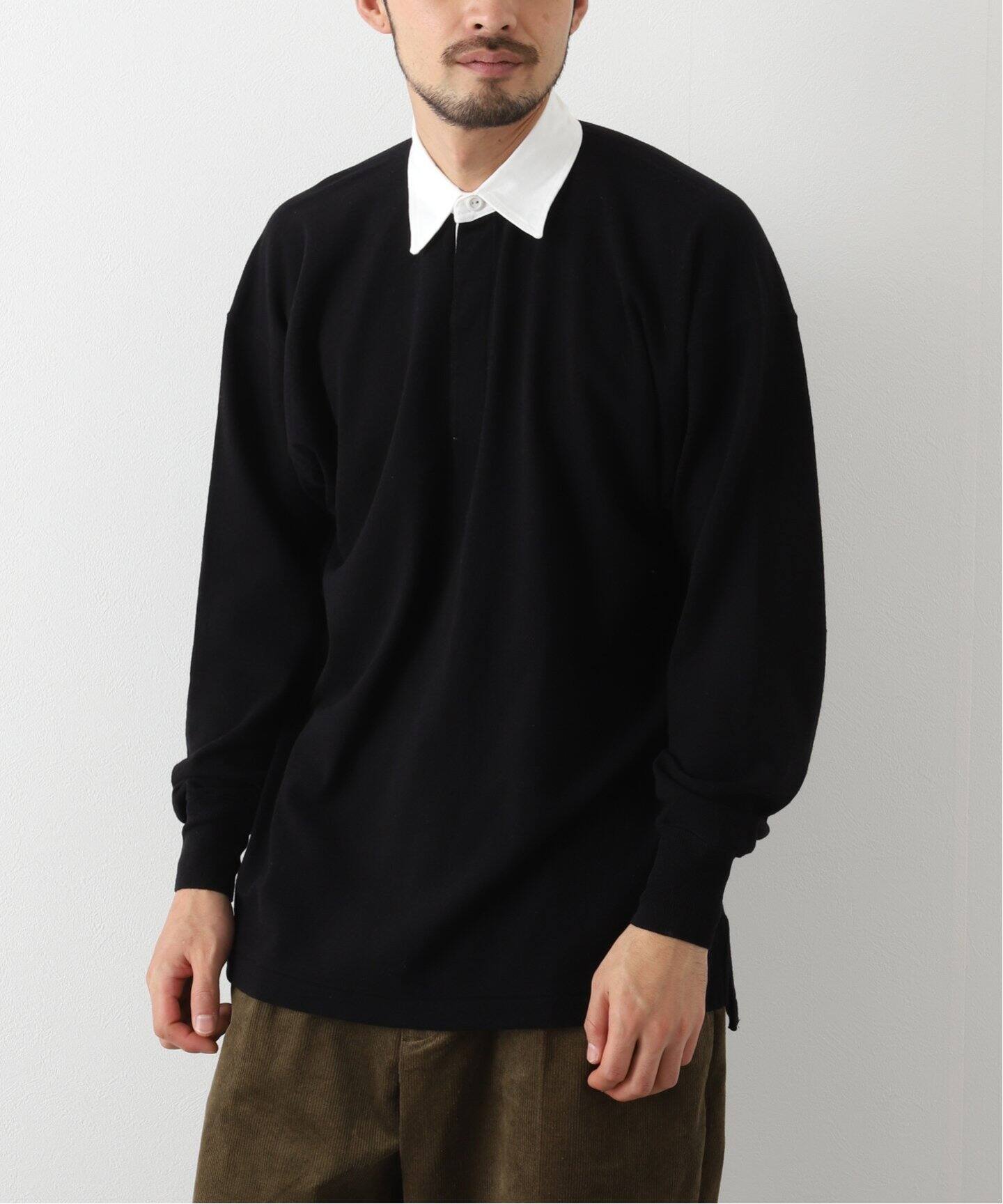 COMOLI / コモリ】 ウール ラグビーシャツ（Tシャツ／カットソー  
