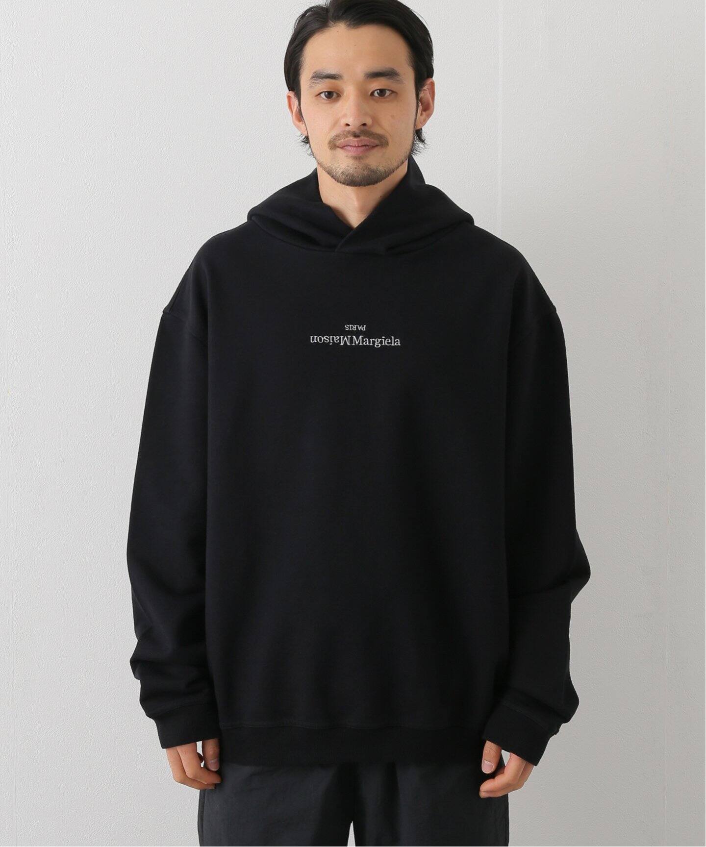 MAISON MARGIELA / メゾン マルジェラ】Hoodie upside down logo 