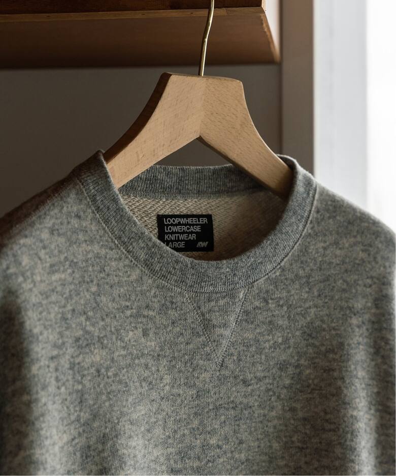 LOOPWHEELER for LOWERCASE】別注 ツリアミウール ルーズスウェット  