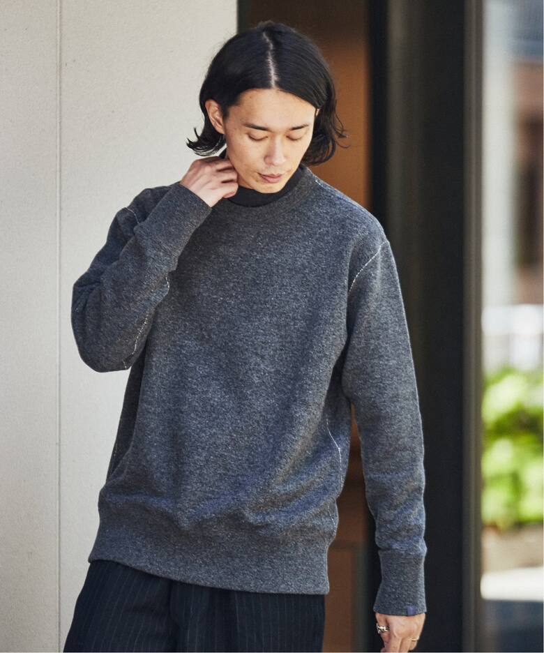 LOOPWHEELER for LOWERCASE】別注 ツリアミウール ルーズスウェット  