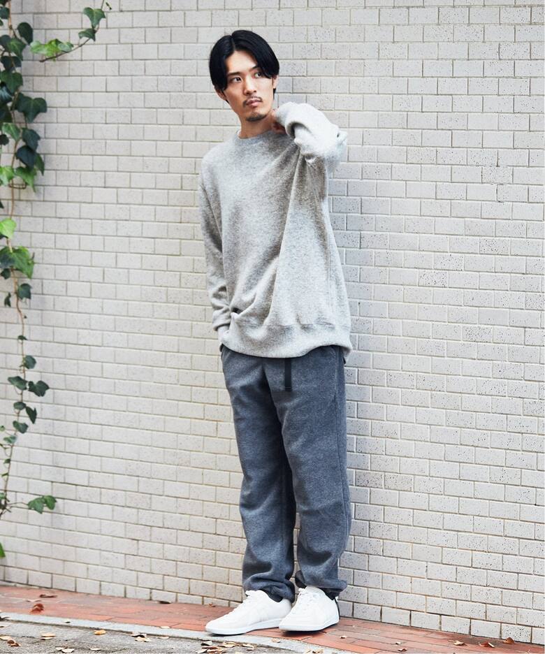 LOOPWHEELER for LOWERCASE】別注 ツリアミウール ルーズスウェット  