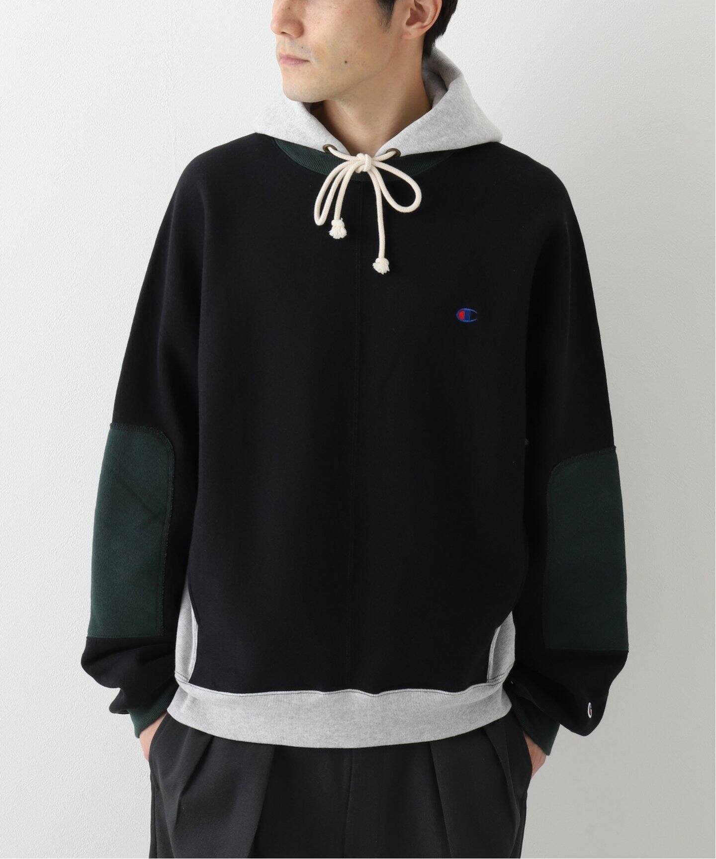 N.HOOLYWOOD × Champion】 NEW WEAVE フーデッドスウェットシャツ 