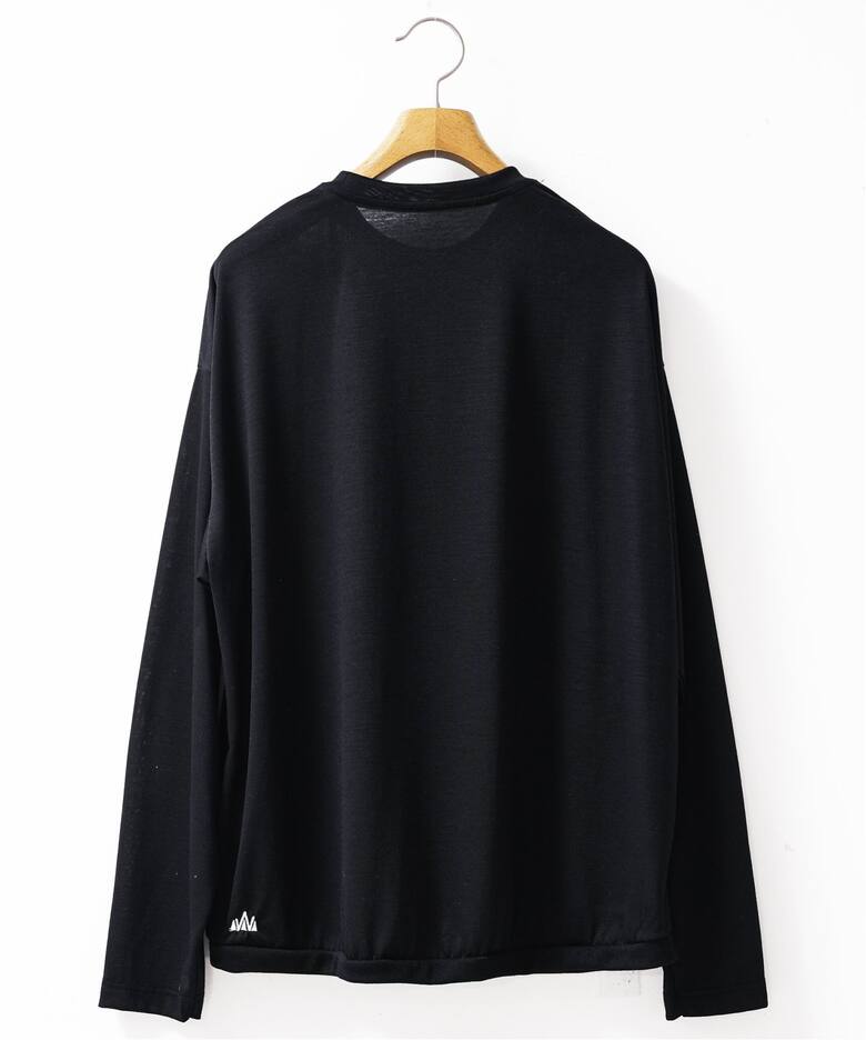 WOOLLABO / ウールラボ】別注 ハイブリッドメリノウールL/Sカットソー
