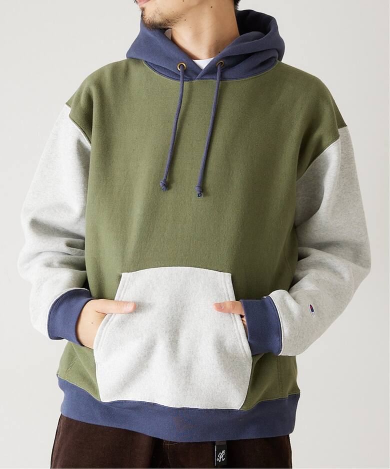 CHAMPION / チャンピオン】別注マルチトーン リバースウィーブパーカー 