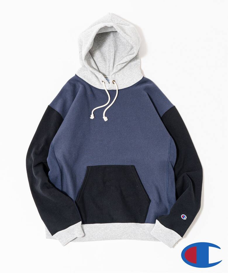 CHAMPION / チャンピオン】別注マルチトーン リバースウィーブパーカー 
