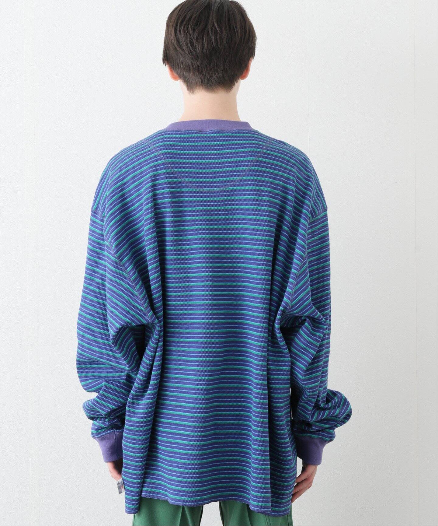 DAIRIKU / ダイリク】 COUPLE BORDER EMBROIDERY TEE（Tシャツ 