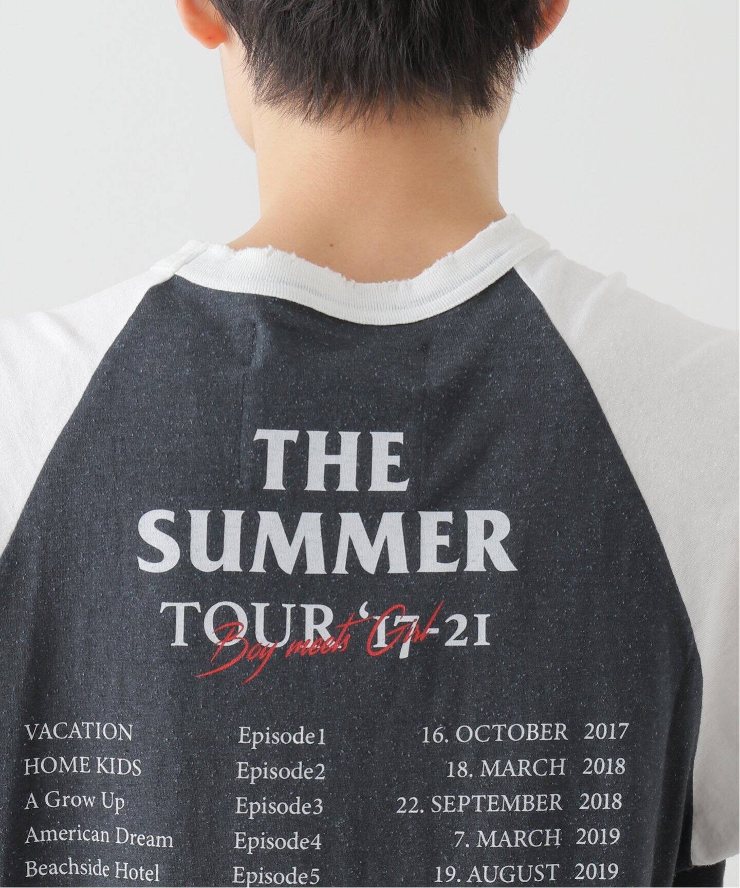 DAIRIKU / ダイリク】 THE SUMMER TOUR RAGLAN TEE（Tシャツ 