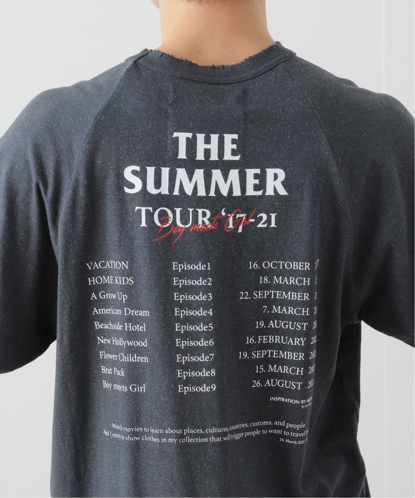 DAIRIKU / ダイリク】 THE SUMMER TOUR RAGLAN TEE（Tシャツ 