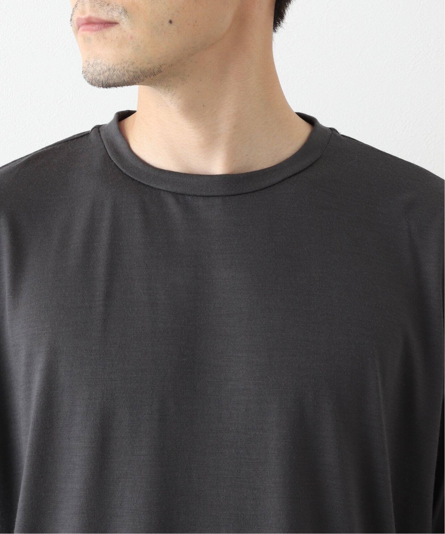 WOOLLABO / ウールラボ】別注 ハイブリッドメリノウールL/Sカットソー 