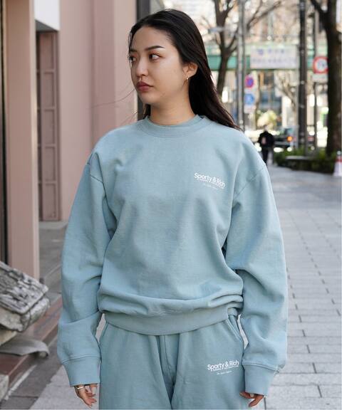 Sporty Rich スポーティアンドリッチ Club Crewneck Pulp パルプ 公式のファッション通販 Baycrew S Store