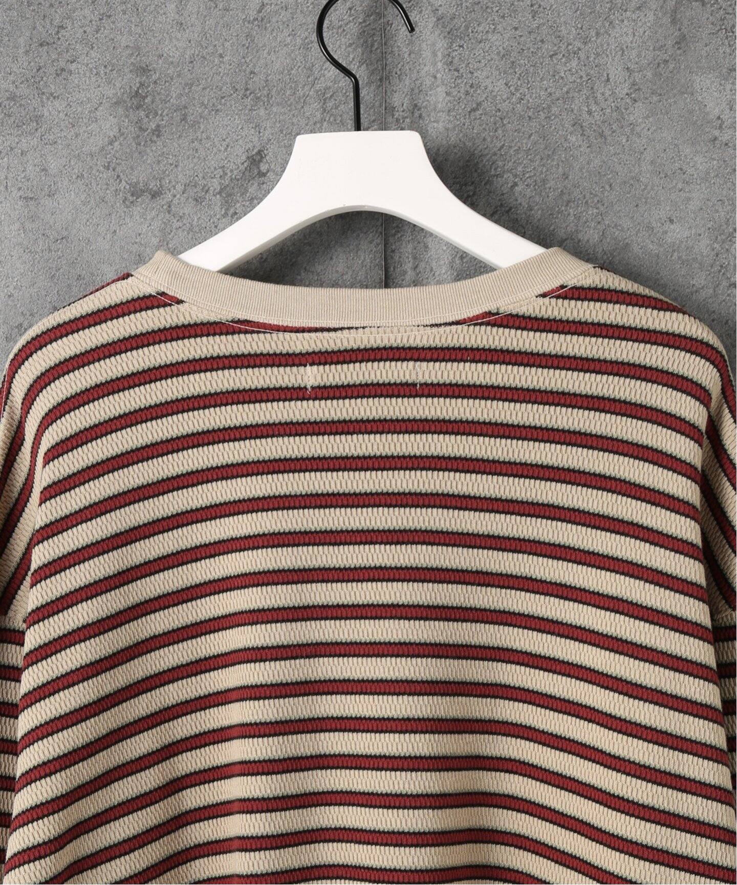 JIEDA ジエダ　BORDER WAFFLE LS JIEDA ジエダ BORDER WAFFLE LS