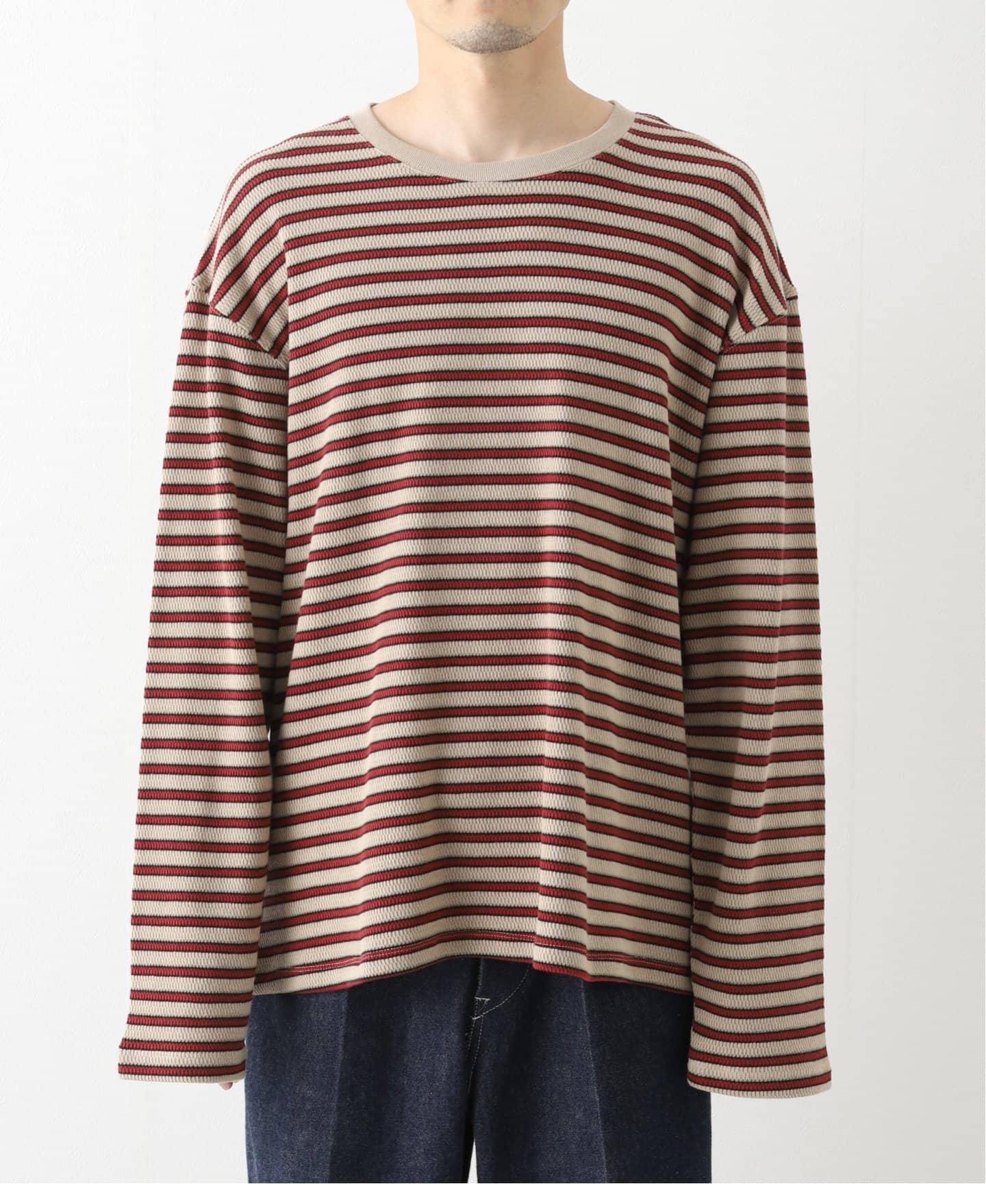 JIEDA ジエダBORDER WAFFLE LS